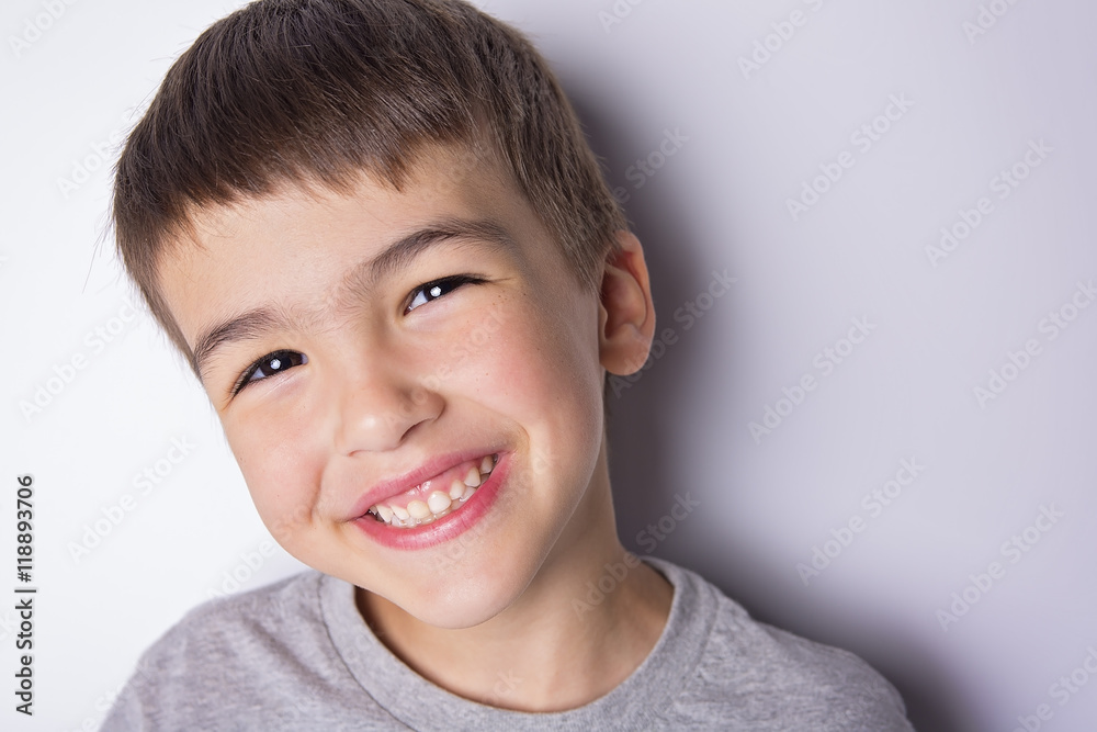 Adorable kid over with background Adorable kid over with background