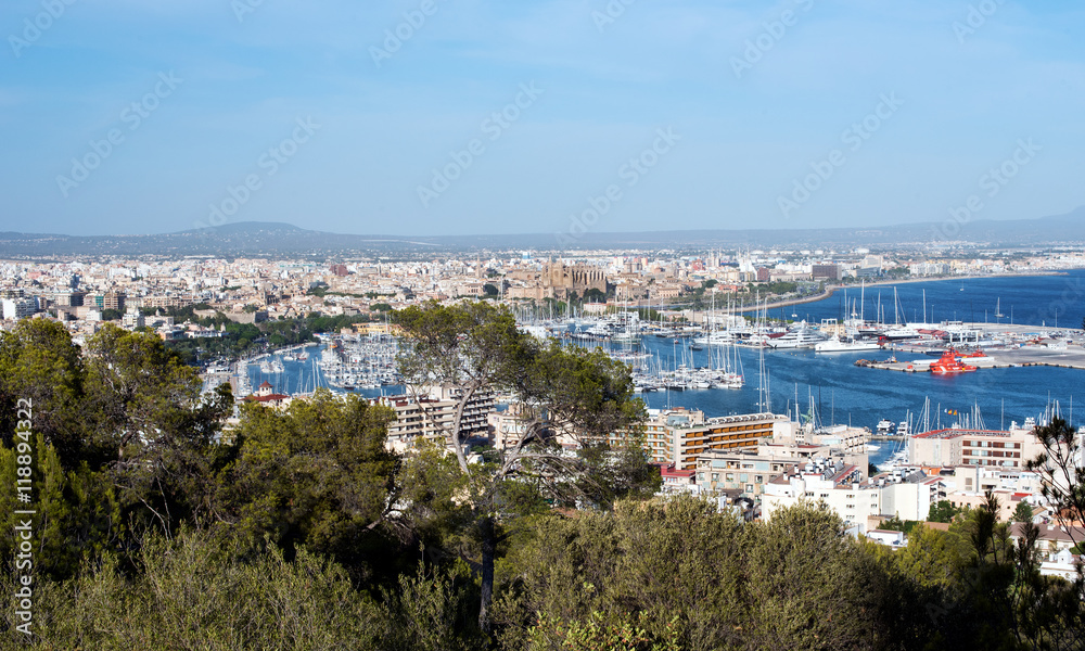 View over Palma de Mallorca, Balearic Islands