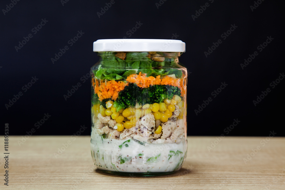 Jar Salad Jar Salad