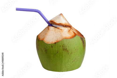 Coconut water drink.