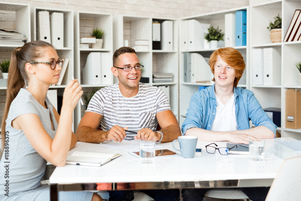 Obraz premium Meeting in office