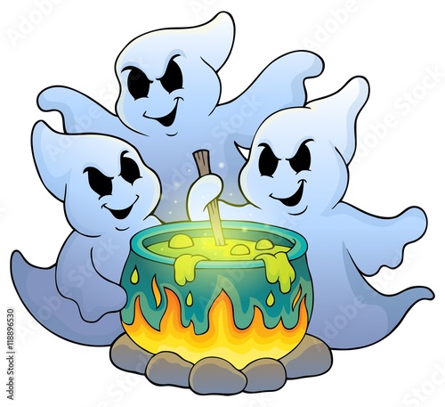 Ghosts stirring potion theme image 1