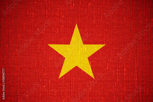 Billede på lærred flag of Vietnam