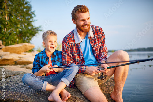 Fishing together