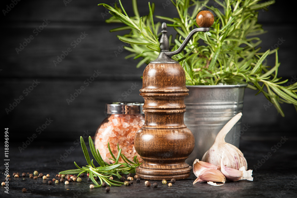 Assortment of spice StockFoto Adobe Stock