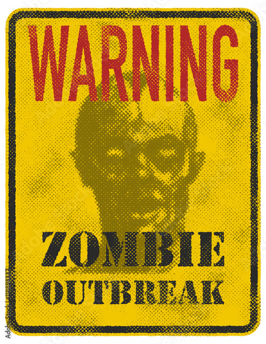 Poster Zombie Outbreak.