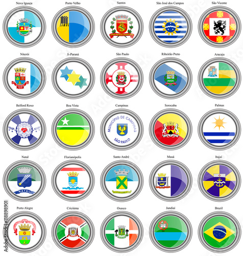 Flags of the Brazilian cities