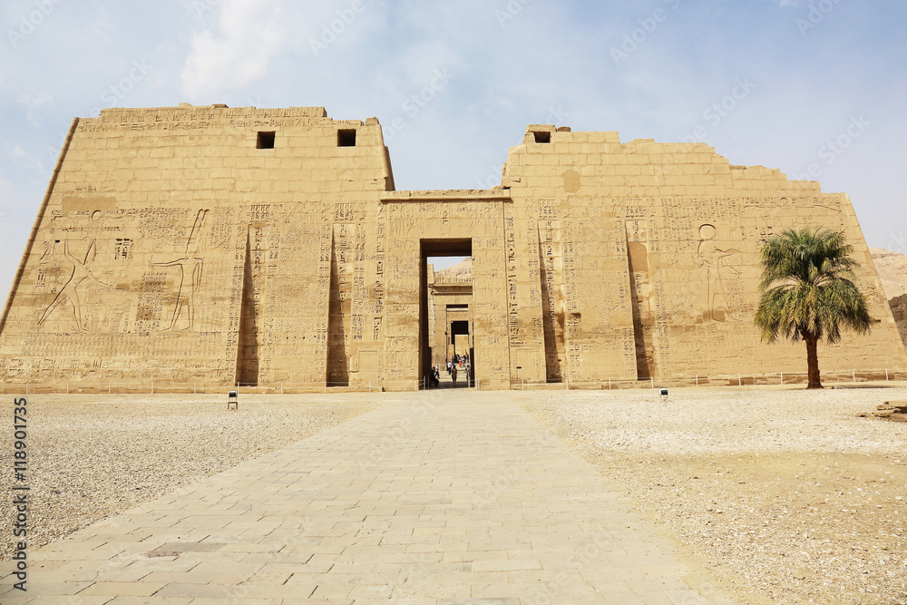 Medinet Habu Temple Luxor Egypt