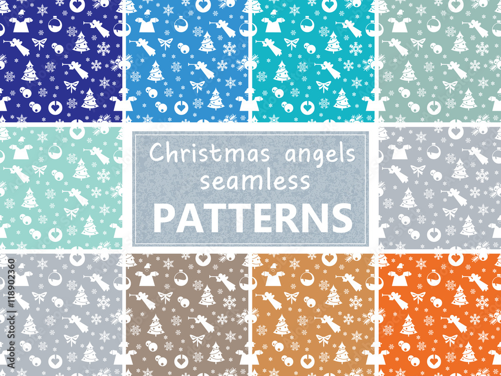 Christmas pastel retro