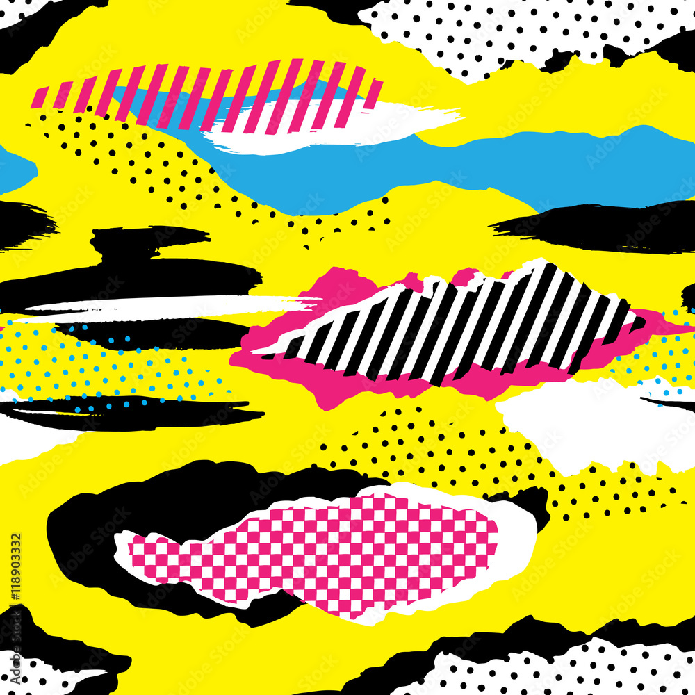 Retro 1980s Style Pattern