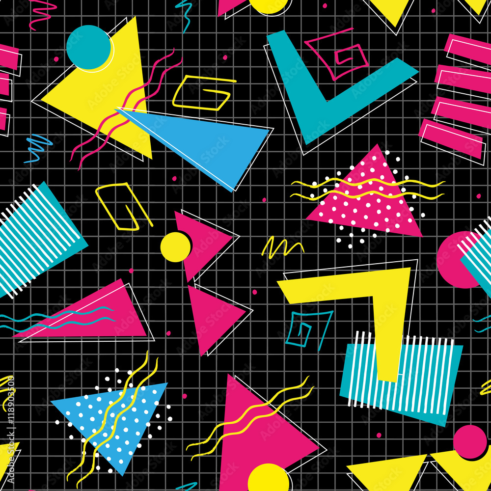Retro 1980s Style Pattern
