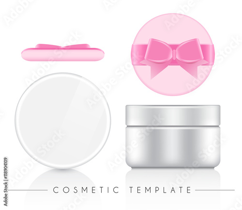 Cosmetic Packaging Template : Vector Illustration