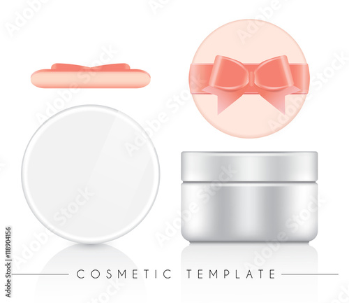 Cosmetic Packaging Template : Vector Illustration