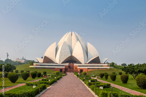 Bahai Lotus Temple - New Delhi, India photo