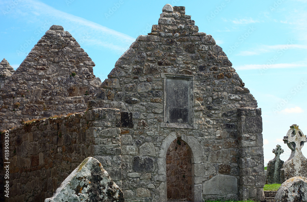 Temple of Dowling, Clonmacnoise, Ireland Temple of Dowling, Clonmacnoise, Ireland
