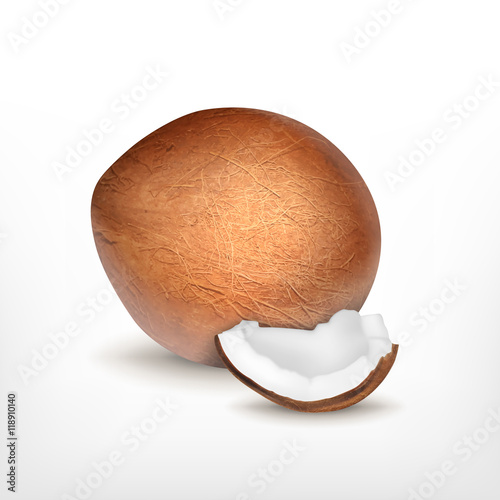Coconut wth slice