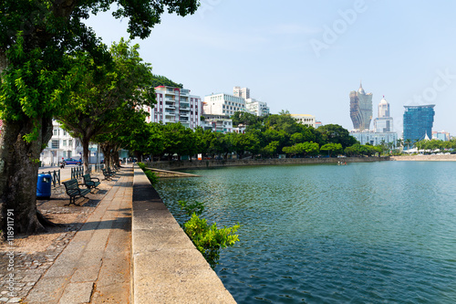 Lakeside of Macao city