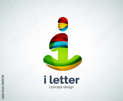 Letter i logo