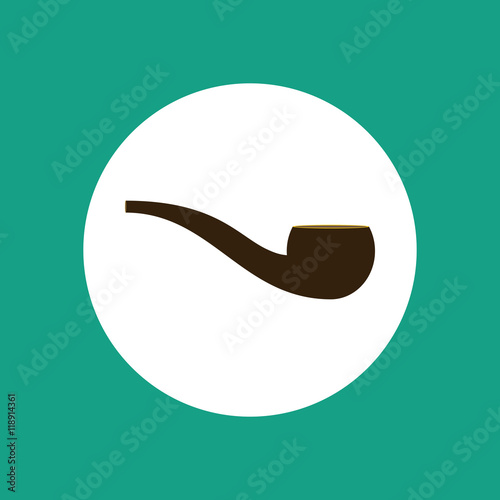 Smoking pipe illustration