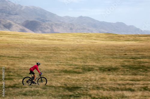 Adventure mountain bike cross-country marathon