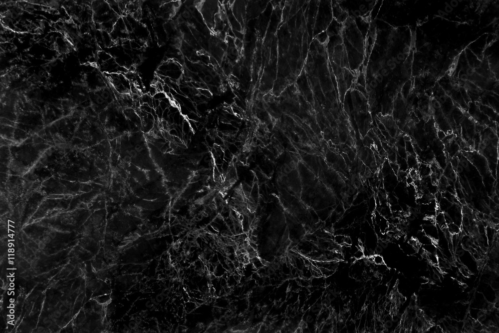 Obraz premium black marble patterned texture background , abstract marble in n