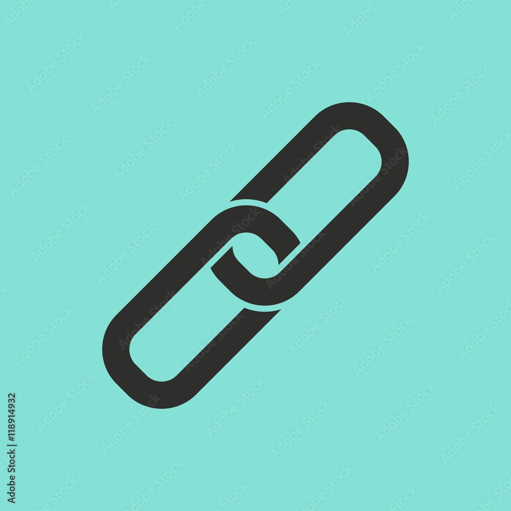 Link vector icon. Link vector icon.