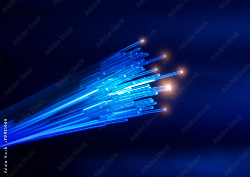 fiber optical network cable - obrazy, fototapety, plakaty 
