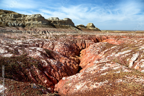 Desert place named Kiin-Kerish in eastern Kazakhstan