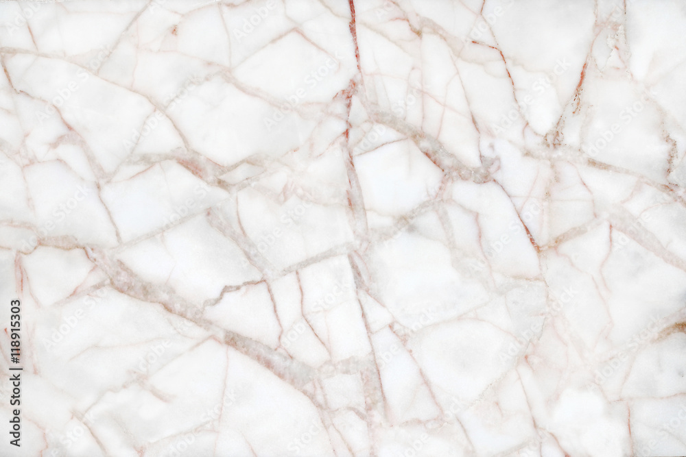 white marble with brown veins texture abstract background patter - obrazy, fototapety, plakaty 