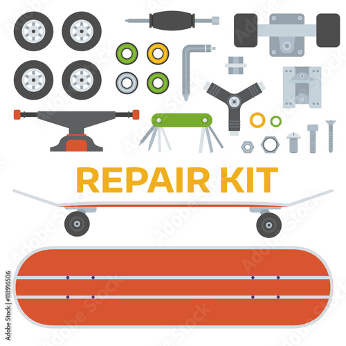 Skateboarding Repairs Kit