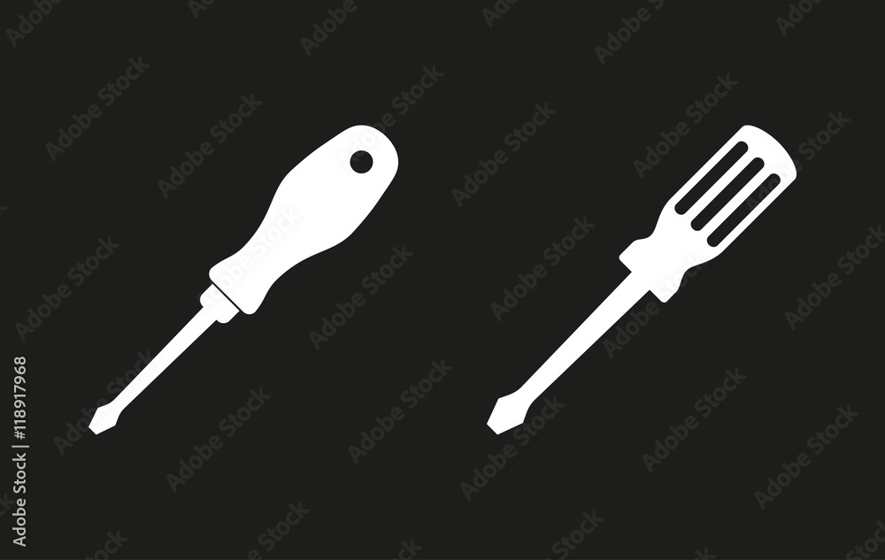 Screwdriver vector icon. Screwdriver vector icon.
