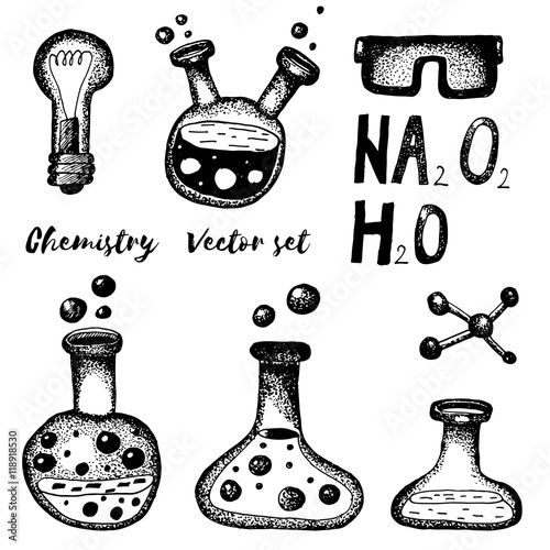 Chemistry and biochemistry vector set
