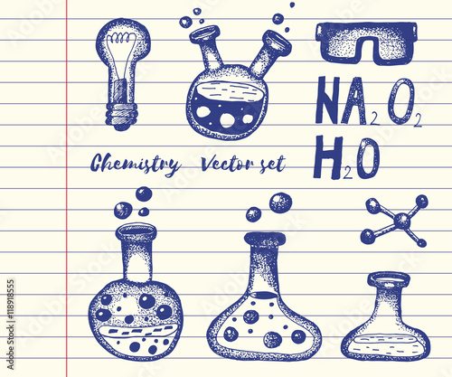 Chemistry and biochemistry vector set