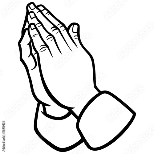 Praying Hands Illustration