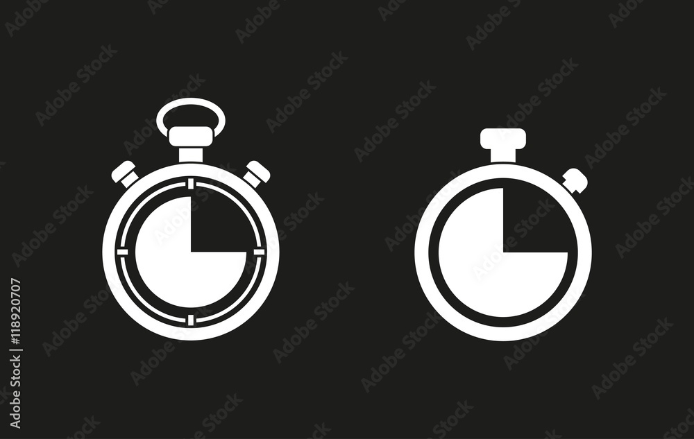 Stopwatch - vector icon. Stopwatch - vector icon.