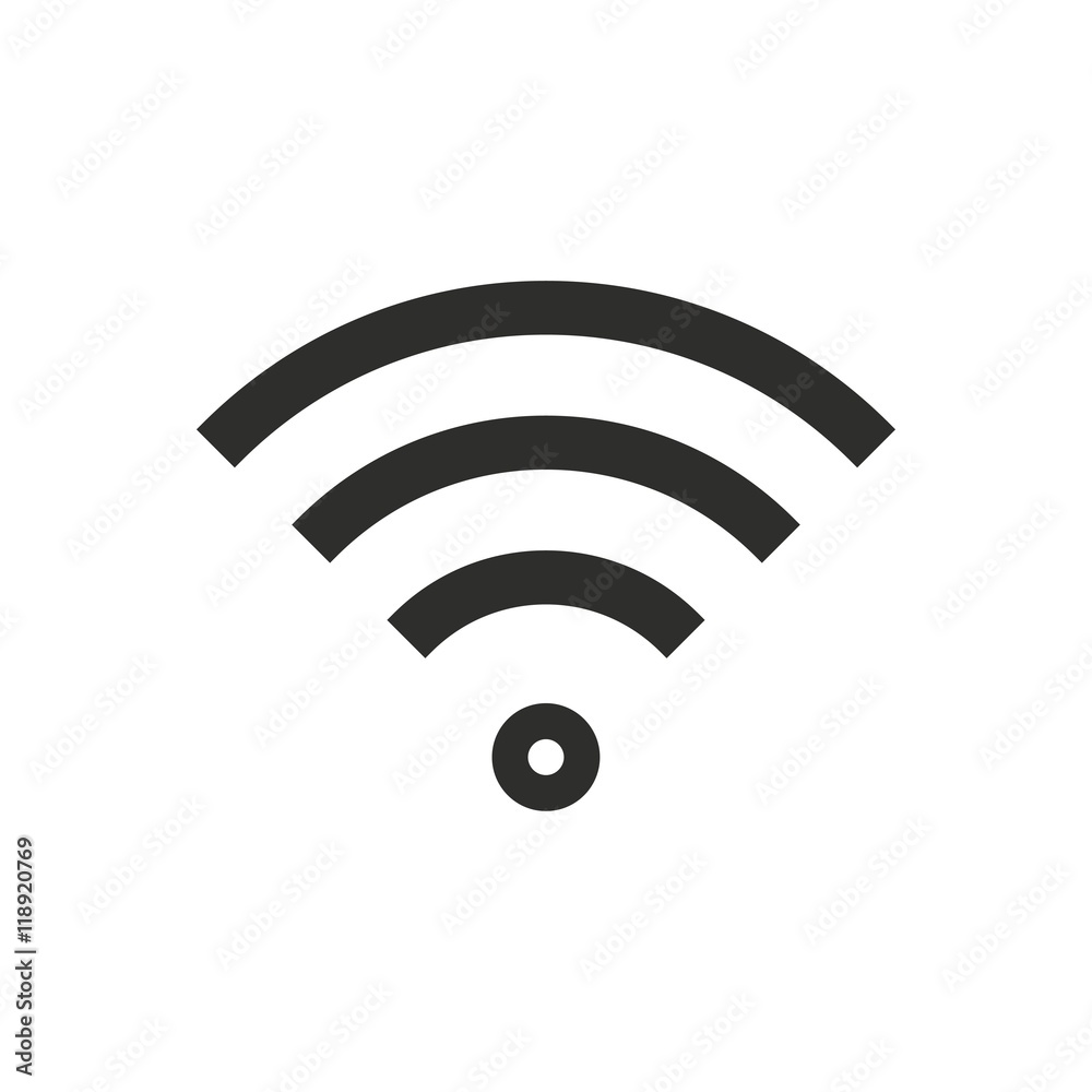 Wi-Fi - vector icon. Wi-Fi - vector icon.