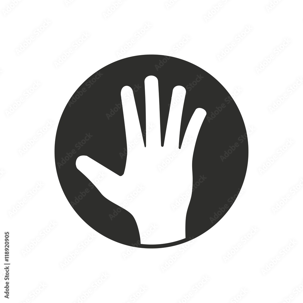 Fototapeta premium Hand - vector icon.
