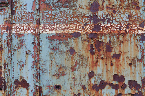 Old corroded steel surface