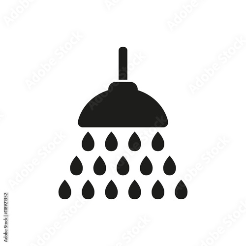 Shower - vector icon.