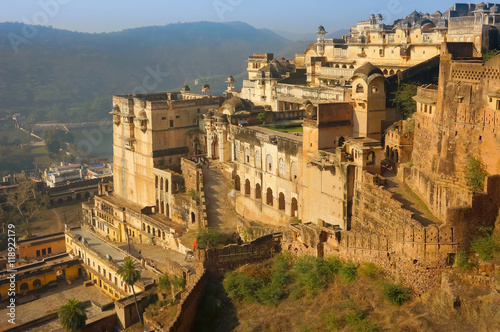 medieval 15th century hindu temple in Chittorgarh Fort, well known as Chittor fortress in Rajasthan, India.