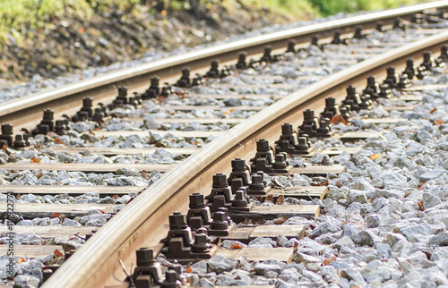 Obraz na płótnie Bahnschienen w salonie