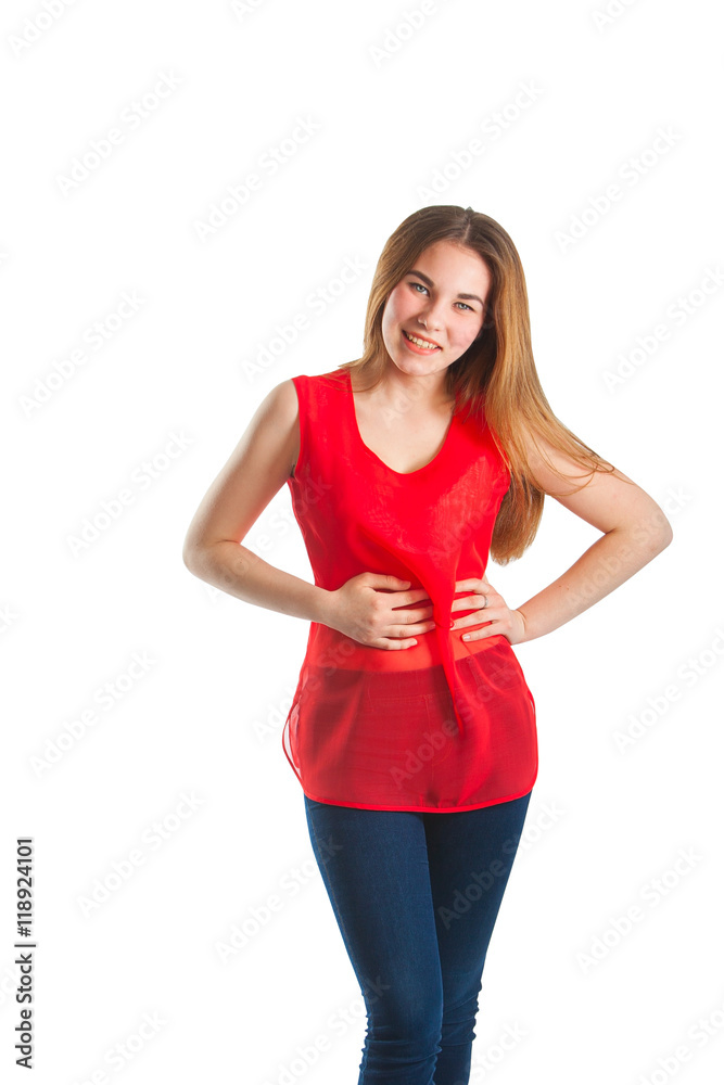 beautiful woman in red beautiful woman in red