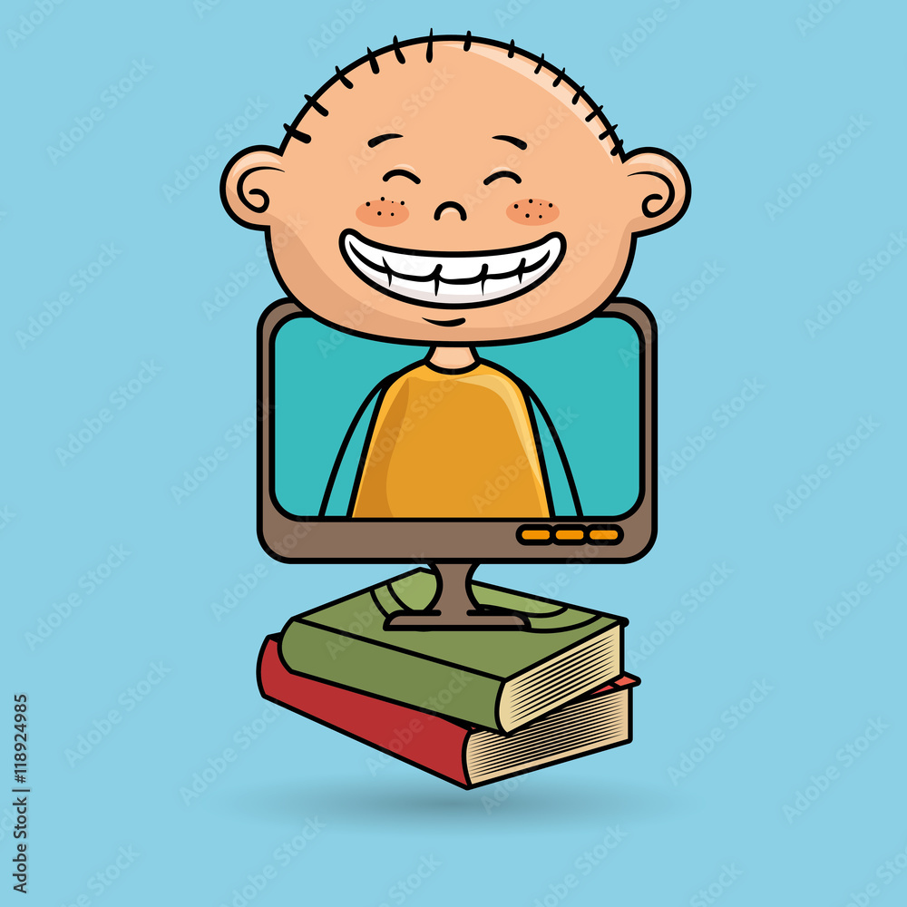 kids screen book icon vector illustration design kids screen book icon vector illustration design