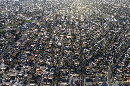 Aerial View Southern California South Bay Housing photo