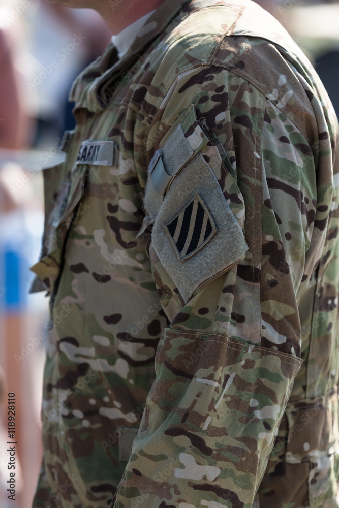 Fototapeta premium soldier uniform usa