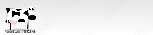Banner mit Kuh