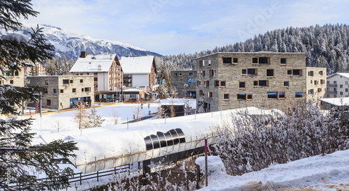  Ski Resort Laax. Switzerland photo