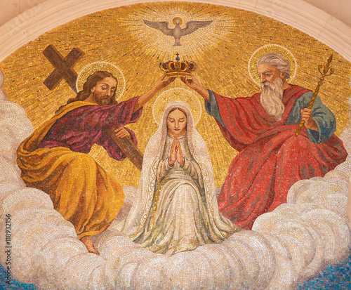 Coronation of Mother Mary by the Holy Trinity