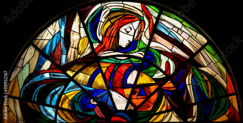 Foto Stained Glass - Apparition of Virgin Mary in Fatima