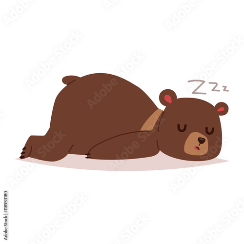 Cartoon bear vector haracter
